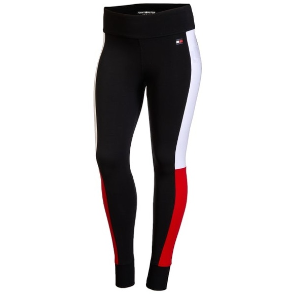 Tommy Hilfiger Sport Colorblocked Logo Leggings - Picture 2 of 8